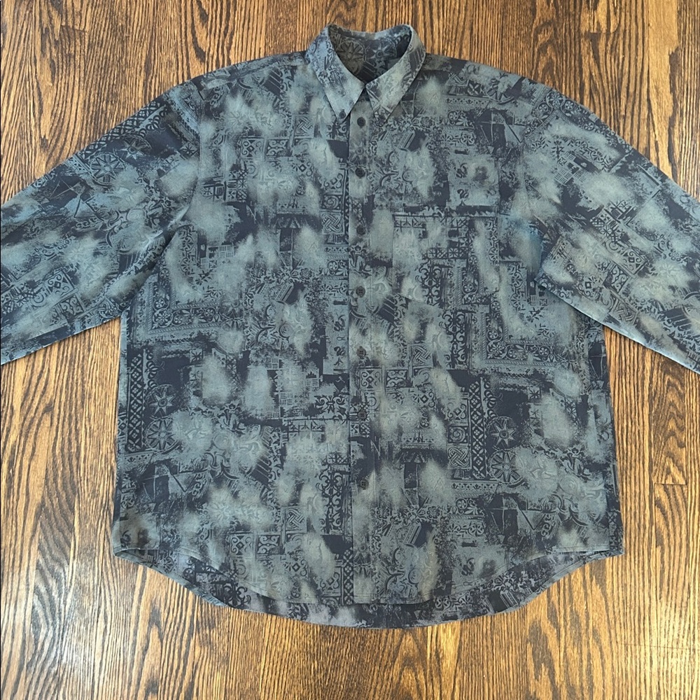Vintage Y2K Tilley Maximalist Printed Shirt - Picture 6 of 10